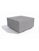 PANCHINA QUADRATA MONOBLOCCO IN CEMENTO CALCESTRUZZO - COLORE GRIGIO PIETRA - CM 60x60x45H - Conforme ai CAM