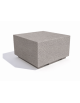 PANCHINA QUADRATA MONOBLOCCO IN CEMENTO CALCESTRUZZO - COLORE BIANCO SABBIATO - CM 60x60x45H - Conforme ai CAM