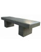 PANCHINA LINEARE PER ARREDO URBANO IN CEMENTO CALCESTRUZZO COLORE GRIGIO PIETRA - CM 180x60x45h - Conforme ai CAM