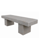 PANCHINA LINEARE PER ARREDO URBANO IN CEMENTO CALCESTRUZZO COLORE GRIGIO TRAVERTINO - CM 180x60x45h - Conforme ai CAM