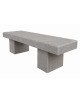 PANCHINA LINEARE PER ARREDO URBANO IN CEMENTO CALCESTRUZZO COLORE GRIGIO TRAVERTINO - CM 180x60x45h - Conforme ai CAM