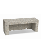 PANCHINA LINEARE PER ARREDO URBANO IN CEMENTO CALCESTRUZZO COLORE GRIGIO SABBIATO - CM 170x50x50h - Conforme ai CAM