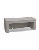 PANCHINA LINEARE PER ARREDO URBANO IN CEMENTO CALCESTRUZZO COLORE BIANCO SABBIATO - CM 170x50x50h - Conforme ai CAM