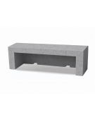 PANCHINA LINEARE PER ARREDO URBANO IN CEMENTO CALCESTRUZZO COLORE GRIGIO PIETRA - CM 180x50x50h - Conforme ai CAM