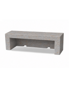 PANCHINA LINEARE PER ARREDO URBANO IN CEMENTO CALCESTRUZZO COLORE GRIGIO TRAVERTINO - CM 180x50x50h - Conforme ai CAM