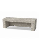 PANCHINA LINEARE PER ARREDO URBANO IN CEMENTO CALCESTRUZZO COLORE GRIGIO SABBIATO - CM 180x50x50h - Conforme ai CAM