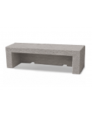PANCHINA LINEARE PER ARREDO URBANO IN CEMENTO CALCESTRUZZO COLORE BIANCO SABBIATO - CM 180x50x50h - Conforme ai CAM