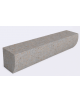 PANCHINA MONOBLOCCO IN CEMENTO CON FRONTALE SAGOMATO - COLORE GRIGIO TRAVERTINO - cm 200x41x40h - Conforme ai CAM