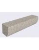 PANCHINA MONOBLOCCO IN CEMENTO CON FRONTALE SAGOMATO - COLORE GRIGIO SABBIATO - cm 200x41x40h - Conforme ai CAM