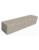 PANCHINA INCLINATA MONOBLOCCO IN CEMENTO CALCESTRUZZO - COLORE GRIGIO SABBIATO - cm 200x60x40h - Conforme ai CAM