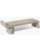 PANCHINA ELEGANTE IN CEMENTO CALCESTRUZZO PER ARREDO URBANO - COLORE GRIGIO SABBIATO - CM 170x50x51H - Conforme ai CAM