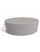Panchina tonda svasata monoblocco in cemento calcestruzzo colore Grigio travertino - cm Ø151x45h - Conforme ai CAM