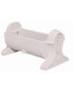 Fioriera rettangolare con fianchi in cemento calcestruzzo - colore Bianco pietra - cm 130x60x60h - Conforme ai CAM