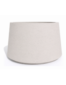 Fioriera circolare tonda in calcestruzzo cemento COLORE BIANCO PIETRA - Diametro Ø cm 120 - Altezza cm 75 - Conforme ai CAM