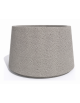 Fioriera circolare tonda in calcestruzzo cemento COLORE BIANCO SABBIATO - Diametro Ø cm 120 - Altezza cm 75 - Conforme ai CAM