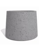 Fioriera circolare tonda in calcestruzzo cemento COLORE GRIGIO PIETRA - Diametro Ø cm 129 - Altezza cm 100 - Conforme ai CAM