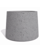 Fioriera circolare tonda in calcestruzzo cemento COLORE GRIGIO PIETRA - Diametro Ø cm 129 - Altezza cm 100 - Conforme ai CAM