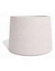 Fioriera circolare tonda in calcestruzzo cemento COLORE BIANCO PIETRA - Diametro Ø cm 129 - Altezza cm 100 - Conforme ai CAM