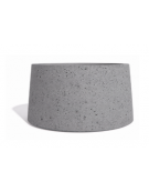 Fioriera circolare tonda in calcestruzzo cemento COLORE GRIGIO PIETRA - Diametro Ø cm 160 - Altezza cm 85- Conforme ai CAM