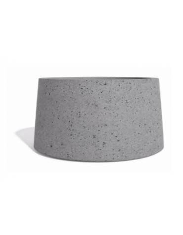 Fioriera circolare tonda in calcestruzzo cemento COLORE GRIGIO PIETRA - Diametro Ø cm 160 - Altezza cm 85- Conforme ai CAM