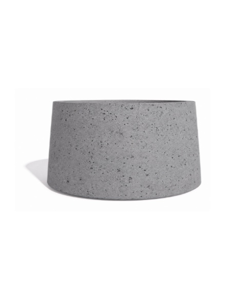 Fioriera circolare tonda in calcestruzzo cemento COLORE GRIGIO PIETRA - Diametro Ø cm 160 - Altezza cm 85- Conforme ai CAM