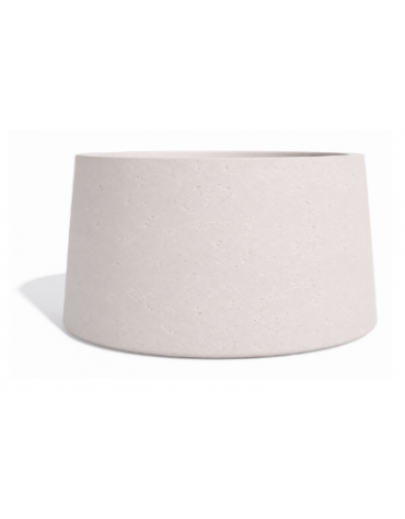 Fioriera circolare tonda in calcestruzzo cemento COLORE BIANCO PIETRA - Diametro Ø cm 160 - Altezza cm 85- Conforme ai CAM
