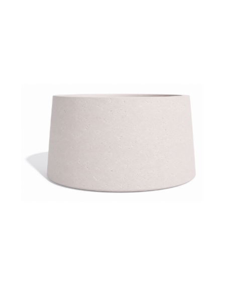Fioriera circolare tonda in calcestruzzo cemento COLORE BIANCO PIETRA - Diametro Ø cm 160 - Altezza cm 85- Conforme ai CAM