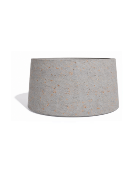 Fioriera circolare tonda in calcestruzzo cemento COLORE GRIGIO TRAVERTINO - Diametro Ø cm 160 - Altezza cm 85- Conforme ai CAM