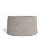 Fioriera circolare tonda in calcestruzzo cemento COLORE BIANCO SABBIATO - Diametro Ø cm 160 - Altezza cm 85 - Conforme ai CAM