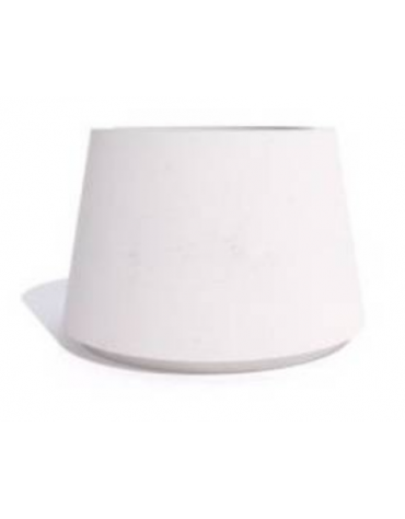 Fioriera circolare tonda in calcestruzzo cemento COLORE BIANCO PIETRA - Diametro Ø cm 90 - Altezza cm 65 - Conforme ai CAM