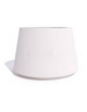 Fioriera circolare tonda in calcestruzzo cemento COLORE BIANCO PIETRA - Diametro Ø cm 90 - Altezza cm 65 - Conforme ai CAM