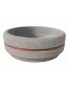 Fioriera tonda circolare in calcestruzzo cemento diametro Ø cm 160 - Altezza cm 65h - COLORE GRIGIO TRAVERTINO - Conforme ai CAM