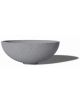 Fioriera tonda a ciotola in cemento calcestruzzo per esterno - colore Grigio pietra - cm Ø 93x45,9h - Conforme ai CAM