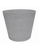 FIORIERA CIRCOLARE TONDA IN CEMENTO CALCESTRUZZO PER ESTERNO DIAMETRO CM 129 - COLORE GRIGIO PIETRA - CONFORME AI CAM