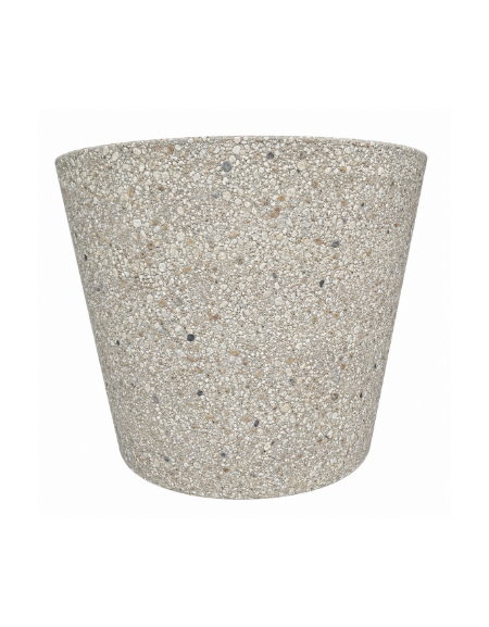 FIORIERA CIRCOLARE TONDA IN CEMENTO CALCESTRUZZO PER ESTERNO DIAMETRO CM 129 - COLORE GRIGIO SABBIATO - CONFORME AI CAM