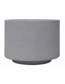 Fioriera tonda circolare in calcestruzzo cemento diametro Ø cm 110 - Altezza cm 80h - colore Grigio pietra - Conforme ai CAM
