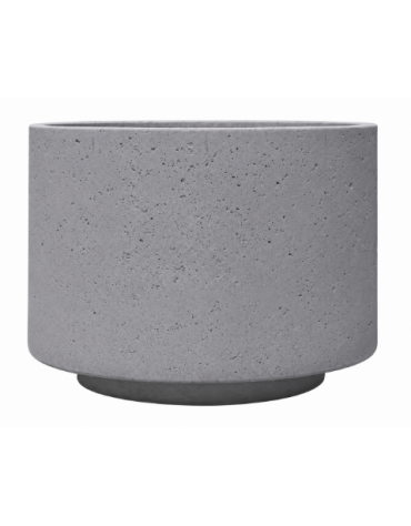 Fioriera tonda circolare in calcestruzzo cemento diametro Ø cm 110 - Altezza cm 80h - colore Grigio pietra - Conforme ai CAM