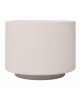 Fioriera tonda circolare in calcestruzzo cemento diametro Ø cm 110 - Altezza cm 80h - colore Bianco pietra - Conforme ai CAM