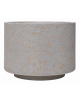 Fioriera tonda circolare in calcestruzzo cemento diametro Ø cm 110 - Altezza cm 80h - colore Grigio travertino - Conforme ai CAM