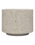 Fioriera tonda circolare in calcestruzzo cemento diametro Ø cm 110 - Altezza cm 80h - colore Grigio sabbiato -Conforme ai CAM