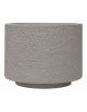 Fioriera tonda circolare in calcestruzzo cemento diametro Ø cm 110 - Altezza cm 80h - colore Bianco sabbiato - Conforme ai CAM