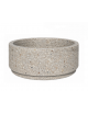 Fioriera circolare tonda in cemento calcestruzzo per esterno - colore Grigio sabbiato - cm Ø 109x47h - Conforme ai CAM