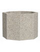 Fioriera ottagonale in cemento calcestruzzo per esterno - colore Grigio sabbiato - senza zoccolatura - cm 69x69x56h - CAM