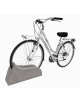 Portabici 1 posto in cemento calcestruzzo - colore Bianco sabbiato - cm 60x20x30h - Conforme ai CAM