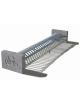 Portabici 10 posti fianchi in cemento con incisione bici - colore Grigio pietra - cm 235x66x47h - Conforme ai CAM