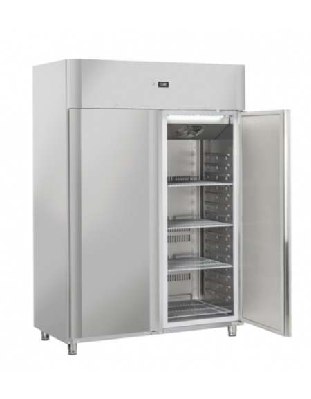 Armadio frigorifero GN 1/1 inox - 1 porta - capacità Lt. 235 - temperatura -2°C/+8°C - Classe D - cm 46,9×72,5×199h