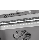 Armadio congelatore inox - refrigerazione ventilata - capacità Lt. 800 - temperatura -18/-22°C - Classe D - cm 136x73x199h