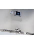 Armadio frigorifero GN2/1 in acciaio Inox - refrigerazione ventilata - Lt. 600 - temp. -2° +8°C - Classe C - cm 66,5x84x209h