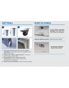 Armadio frigorifero GN2/1 in acciaio Inox - refrigerazione ventilata - Lt. 600 - temp. -2° +8°C - Classe C - cm 66,5x84x209h