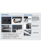 Armadio induritore per gelato in acciaio Inox  - temperatura -35°/-30°C - capacità 42 vaschette Gn 1/3  -cm 79x93x206,5h